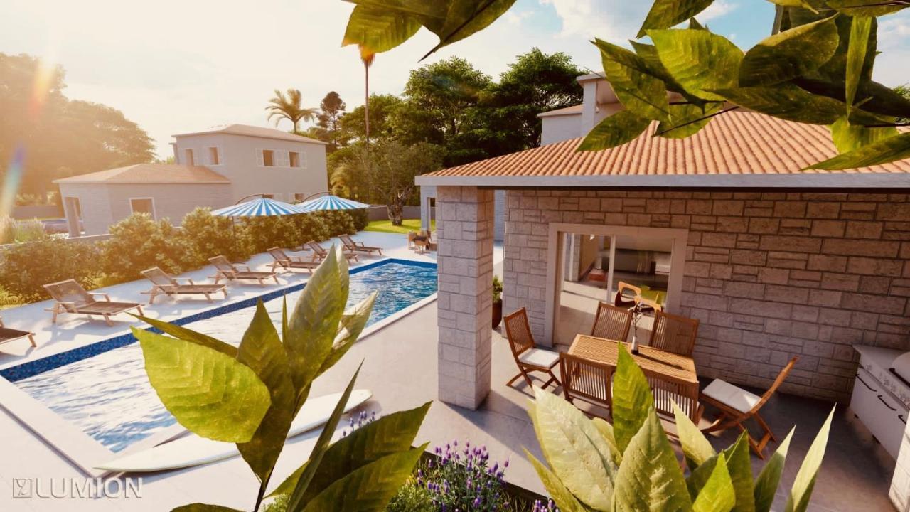 Villa Maslinik Kastelir Ngoại thất bức ảnh
